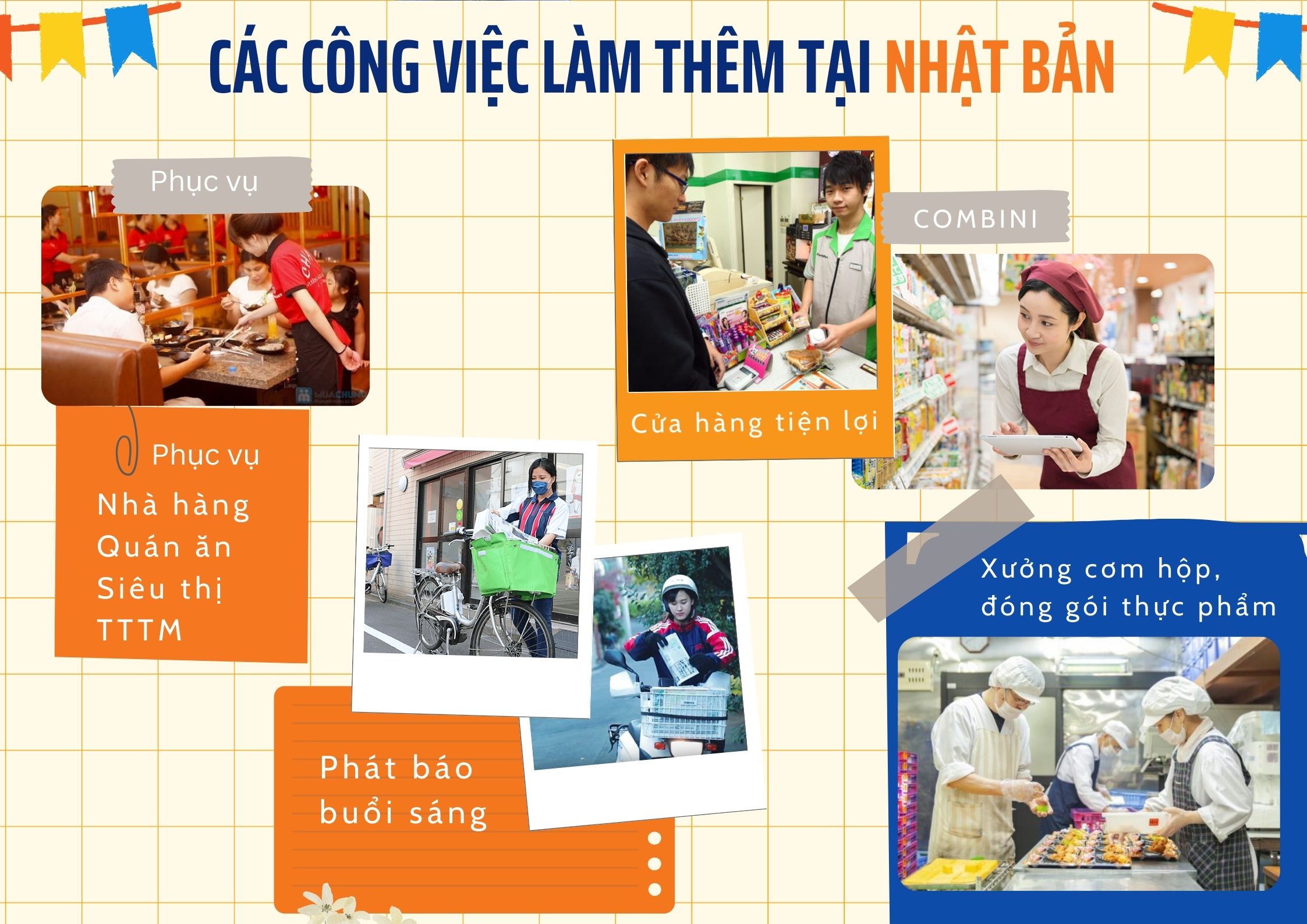 các công việcb làm thêm cho du học sinh nhật bản