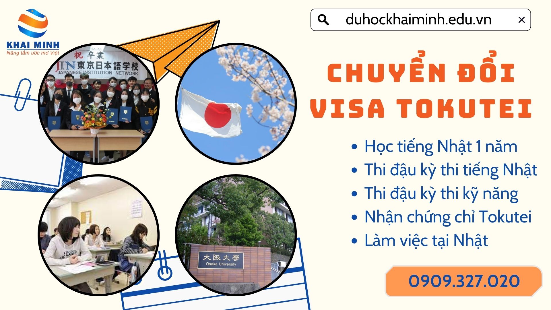 chương trình du học Tokutei
