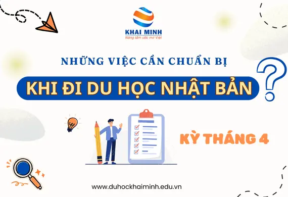 Du học sinh Nhật Bản kỳ tháng 4 cần chuẩn bị gì?