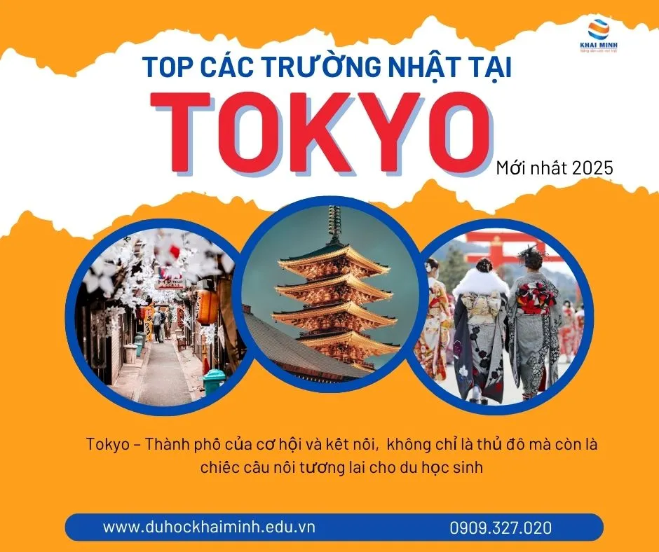 DANH SÁCH TRƯỜNG NHẬT NGỮ TẠI TOKYO MỚI NHẤT 2025 