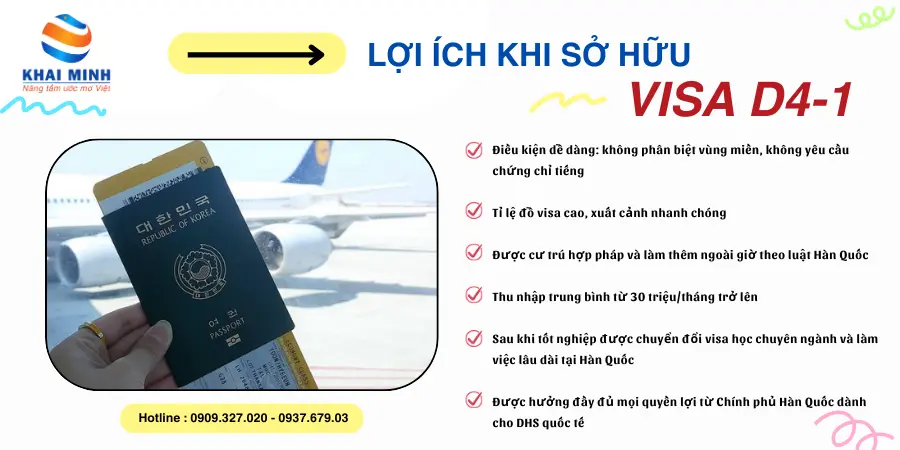 Du học hệ tiếng Visa D4-1