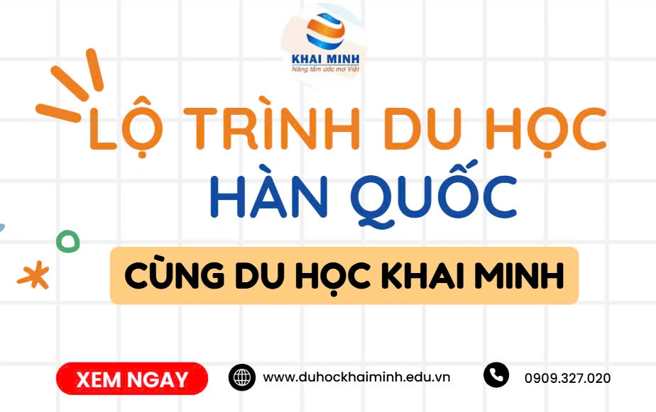 Lộ trình du học Hàn Quốc